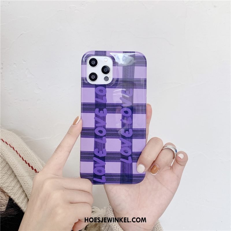 iPhone 12 Pro Max Hoesje Hoes Mobiele Telefoon Liefde, iPhone 12 Pro Max Hoesje Trend Purper