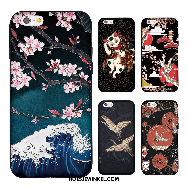 iPhone 5 / 5s Hoesje All Inclusive Kat Japans, iPhone 5 / 5s Hoesje Hoes Siliconen