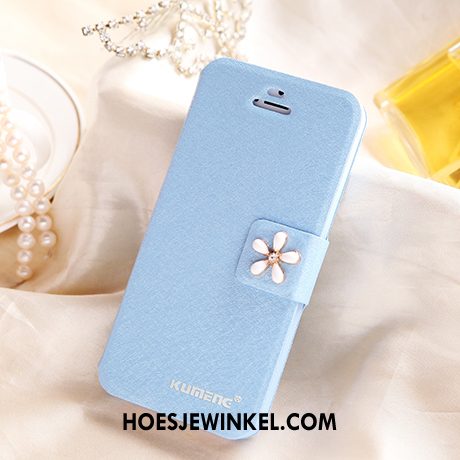 iPhone 5 / 5s Hoesje Eenvoudige Mobiele Telefoon Bescherming, iPhone 5 / 5s Hoesje Luxe Leren Etui