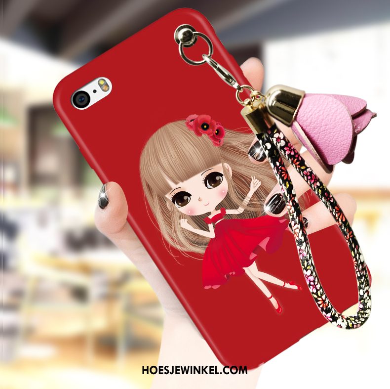 iPhone 5 / 5s Hoesje Rood All Inclusive Trend, iPhone 5 / 5s Hoesje Hoes Mobiele Telefoon