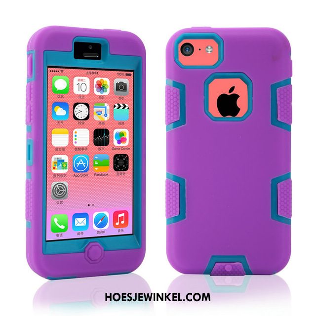 iPhone 5c Hoesje All Inclusive Nieuw Hoes, iPhone 5c Hoesje Purper Bescherming