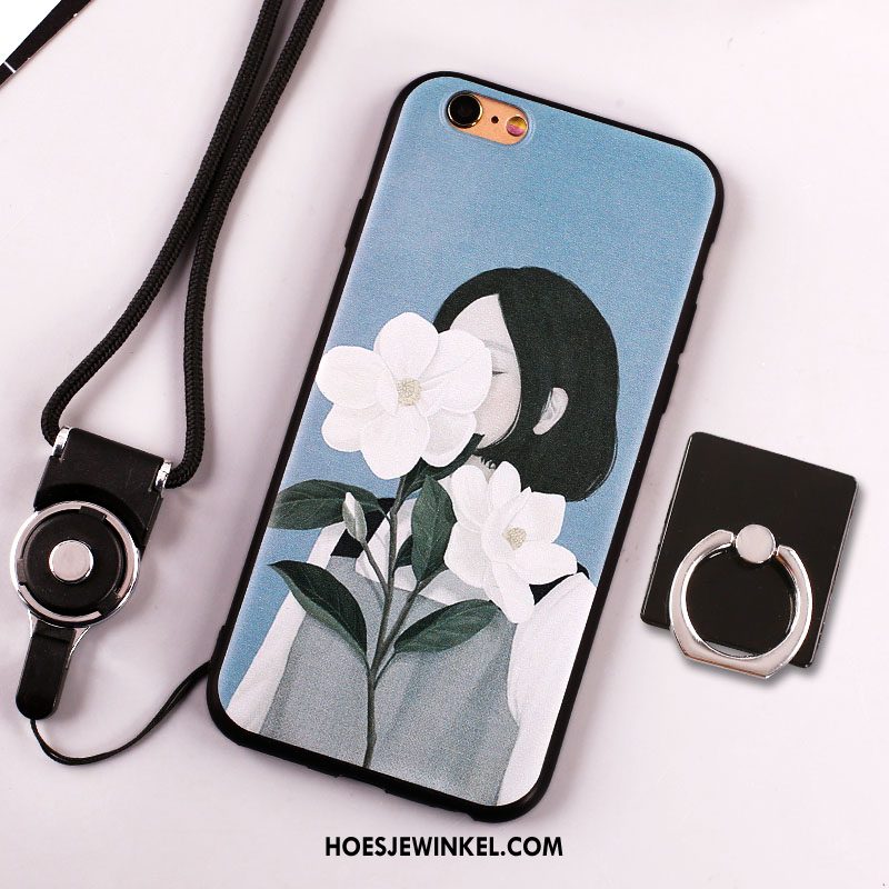 iPhone 5c Hoesje Blauw Hanger Hoes, iPhone 5c Hoesje Scheppend Anti-fall