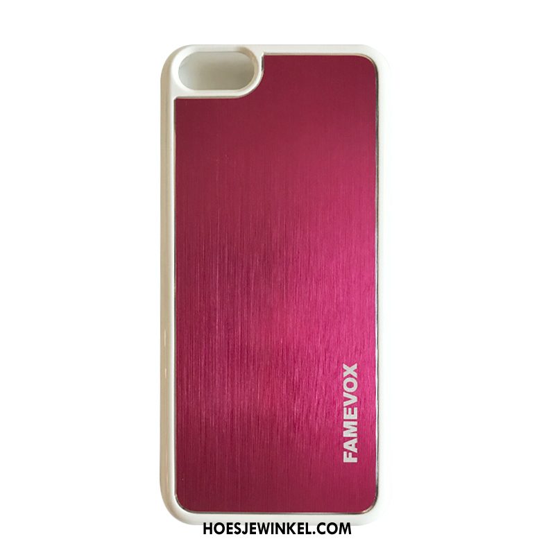 iPhone 5c Hoesje Metaal Anti-fall Bescherming, iPhone 5c Hoesje Lovers Zilver