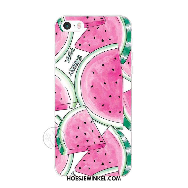 iPhone 5c Hoesje Mini Anti-fall Watermeloen, iPhone 5c Hoesje Siliconen Mobiele Telefoon