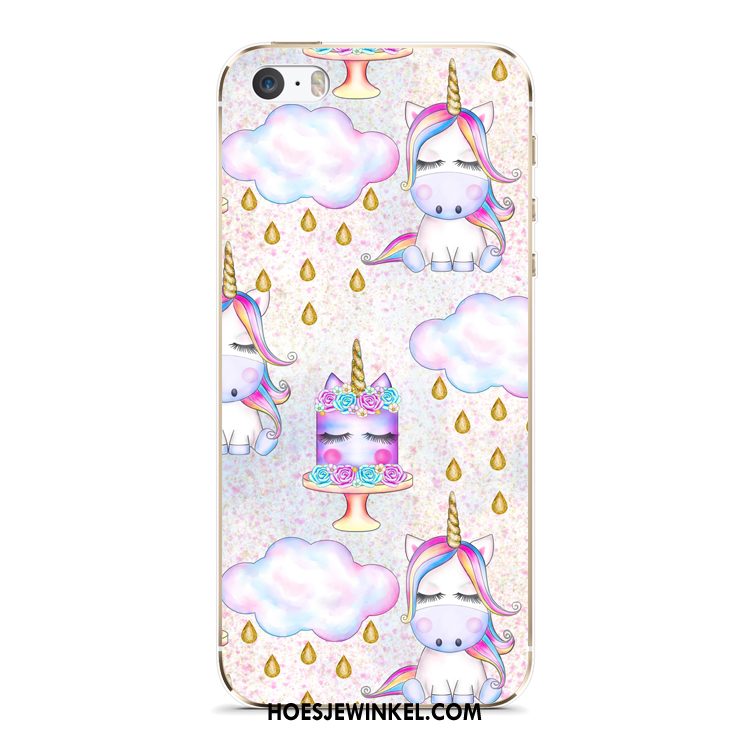 iPhone 5c Hoesje Mooie Hoes Siliconen, iPhone 5c Hoesje Blauw Mobiele Telefoon