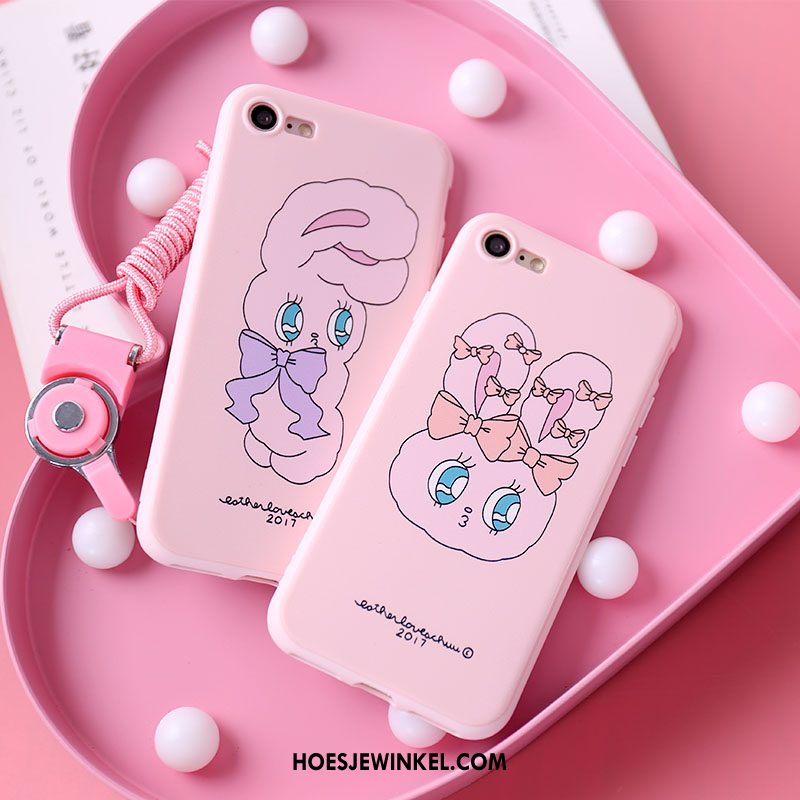 iPhone 6 / 6s Hoesje All Inclusive Hanger Mobiele Telefoon, iPhone 6 / 6s Hoesje Roze Zacht