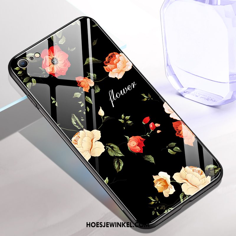 iPhone 6 / 6s Hoesje Dun Mobiele Telefoon Glas, iPhone 6 / 6s Hoesje Lovers Siliconen