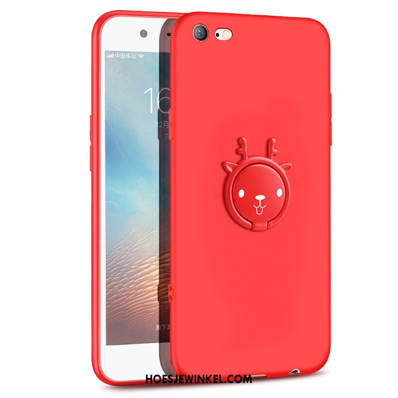 iPhone 6 / 6s Hoesje Hoes Mobiele Telefoon All Inclusive, iPhone 6 / 6s Hoesje Rood Siliconen