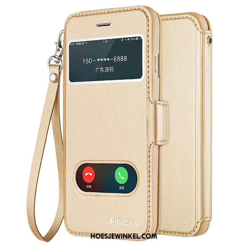 iPhone 6 / 6s Plus Hoesje All Inclusive Hoes Leren Etui, iPhone 6 / 6s Plus Hoesje Anti-fall Siliconen