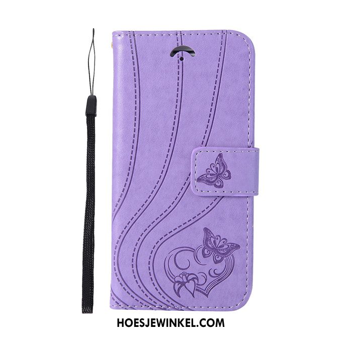 iPhone 6 / 6s Plus Hoesje Clamshell Leren Etui Bescherming, iPhone 6 / 6s Plus Hoesje All Inclusive Purper