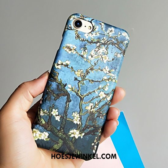 iPhone 6 / 6s Plus Hoesje Hoes Blauw Trend, iPhone 6 / 6s Plus Hoesje Hard Vers