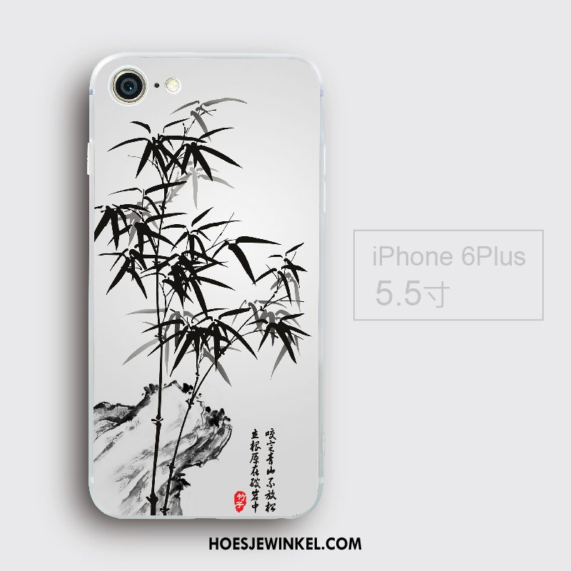 iPhone 6 / 6s Plus Hoesje Hoes Mobiele Telefoon Wit, iPhone 6 / 6s Plus Hoesje Siliconen Zacht