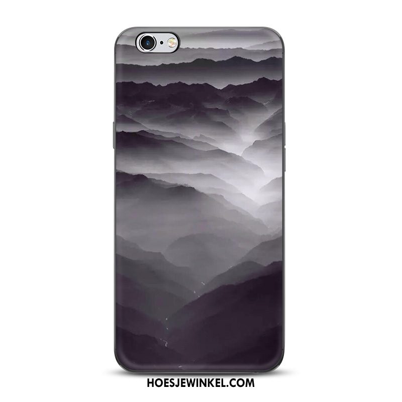 iPhone 6 / 6s Plus Hoesje Mobiele Telefoon Zwart Bescherming, iPhone 6 / 6s Plus Hoesje Inkt Kunst