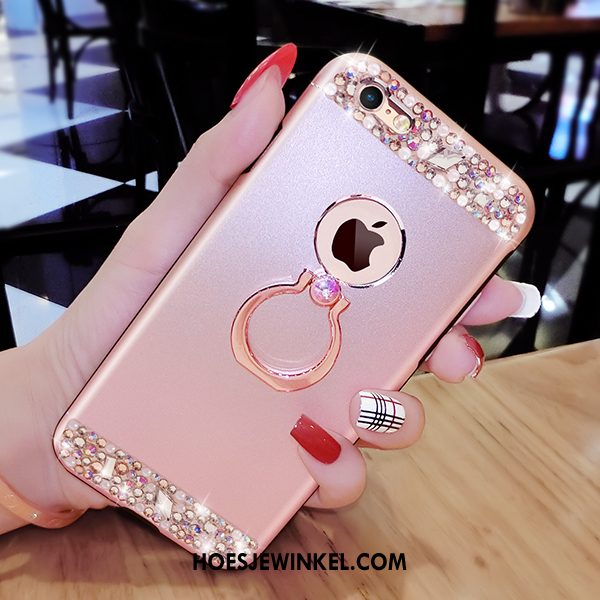 iPhone 6 / 6s Plus Hoesje Rose Goud Met Strass Persoonlijk, iPhone 6 / 6s Plus Hoesje Mobiele Telefoon Anti-fall