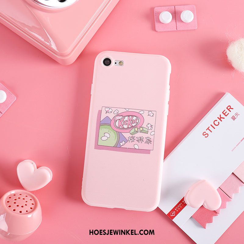 iPhone 6 / 6s Plus Hoesje Roze Anti-fall Zacht, iPhone 6 / 6s Plus Hoesje All Inclusive Mobiele Telefoon