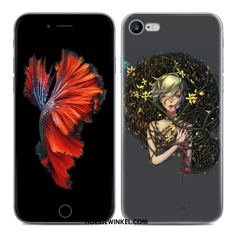 iPhone 6 / 6s Plus Hoesje Zacht Bescherming Sterrenbeeld, iPhone 6 / 6s Plus Hoesje Grijs Mobiele Telefoon