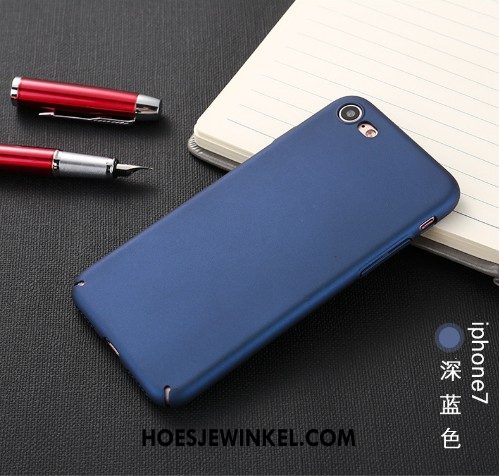 iPhone 7 Hoesje Mobiele Telefoon Bescherming Schrobben, iPhone 7 Hoesje Blauw Anti-fall