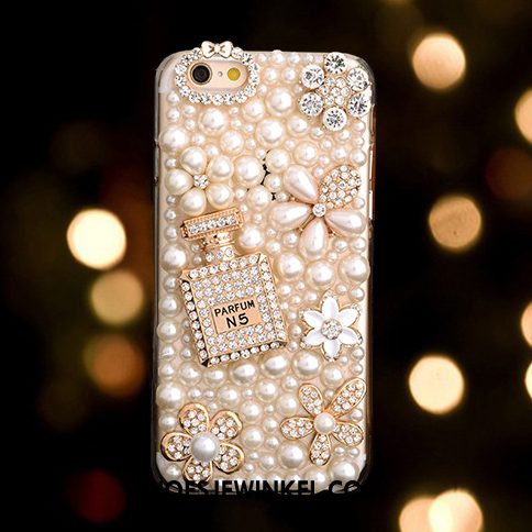 iPhone 7 Hoesje Trend Scheppend Met Strass, iPhone 7 Hoesje Mobiele Telefoon Wit