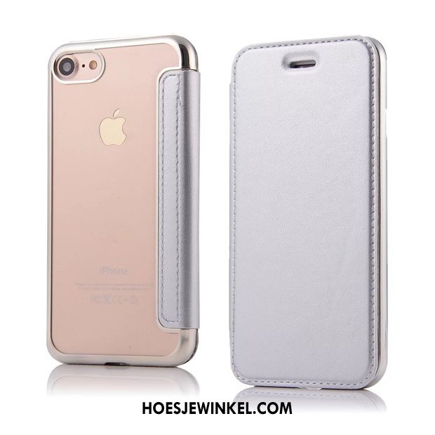 iPhone 8 Hoesje Doorzichtig Mobiele Telefoon All Inclusive, iPhone 8 Hoesje Kaart Leren Etui