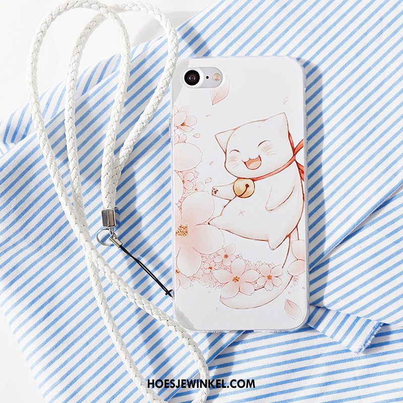 iPhone 8 Hoesje Hanger All Inclusive Anti-fall, iPhone 8 Hoesje Kat Mobiele Telefoon