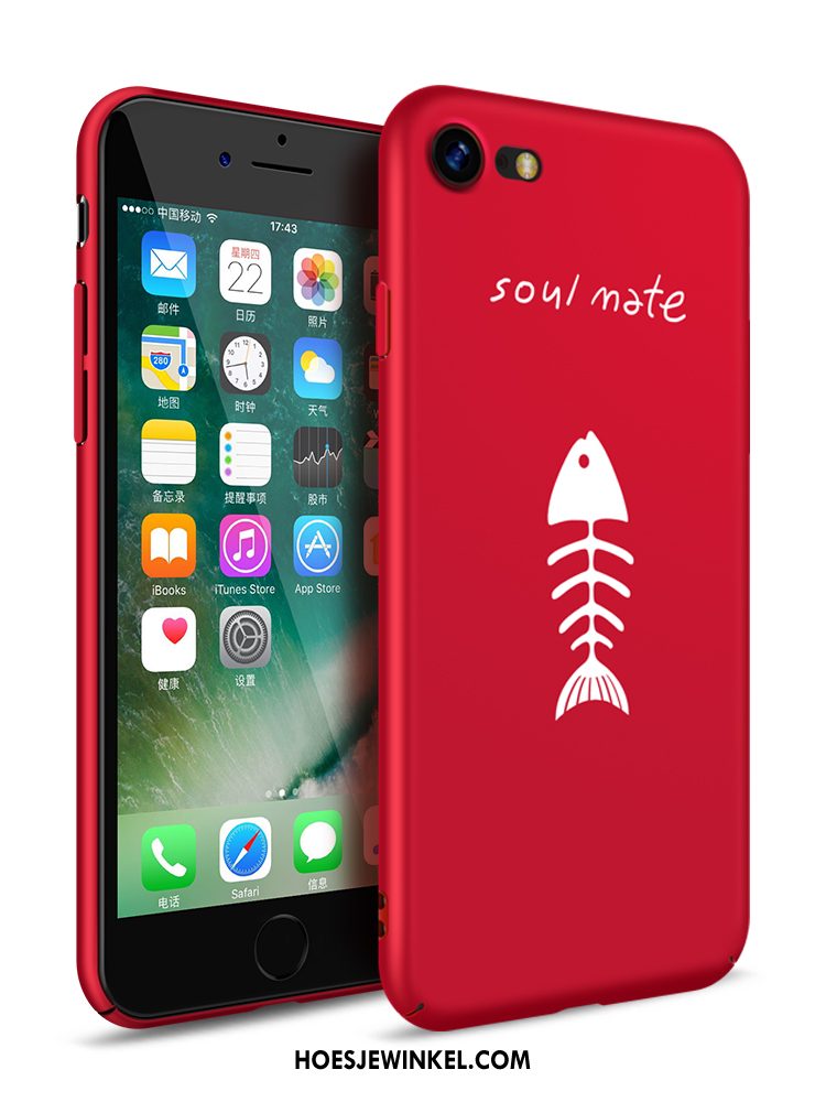 iPhone 8 Hoesje Net Red Hoes Hanger, iPhone 8 Hoesje Lovers Spotprent