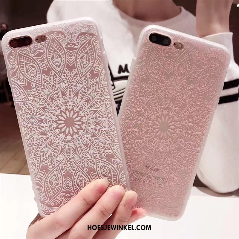 iPhone 8 Plus Hoesje All Inclusive Siliconen Anti-fall, iPhone 8 Plus Hoesje Trend Zacht