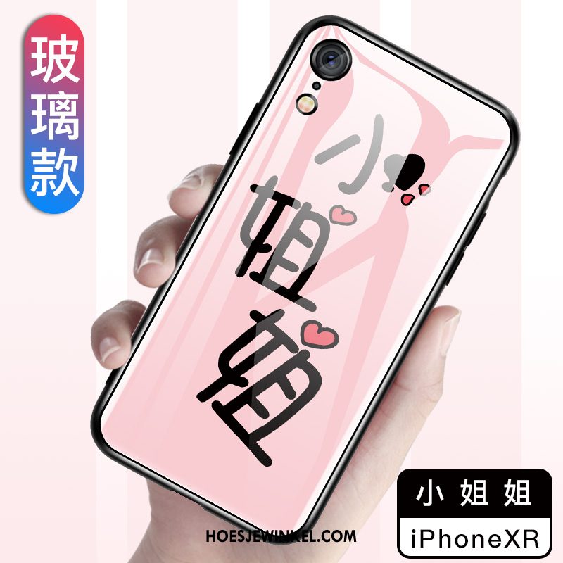 iPhone Xr Hoesje Hoes Dun Roze, iPhone Xr Hoesje All Inclusive Anti-fall