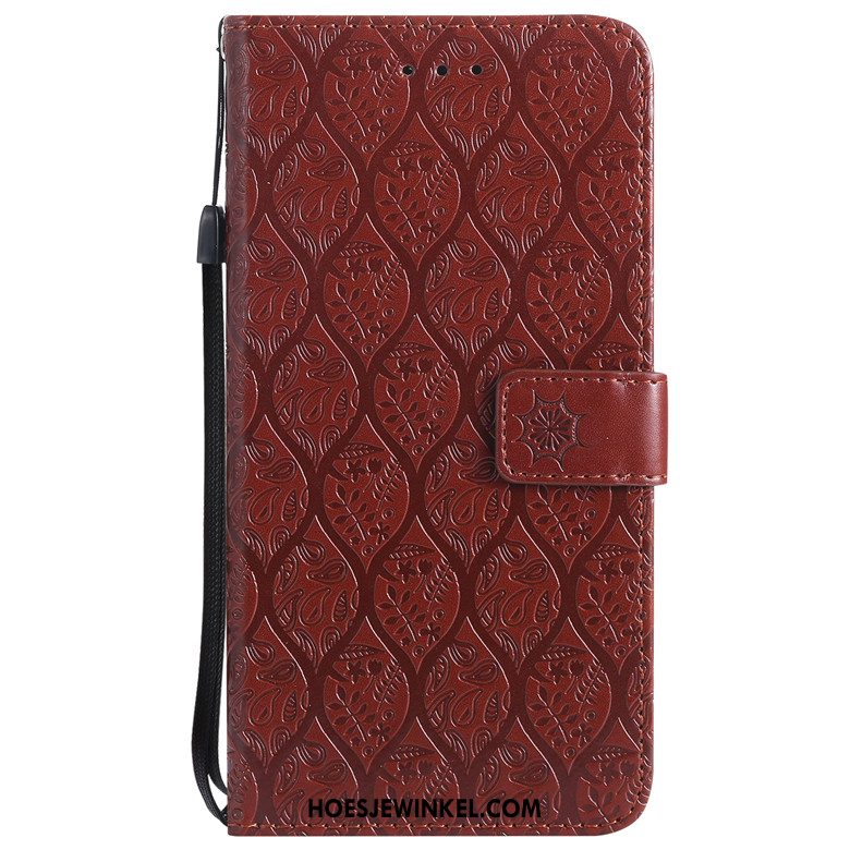 iPhone Xr Hoesje Mobiele Telefoon Hoes Leren Etui, iPhone Xr Hoesje Anti-fall Nieuw Braun