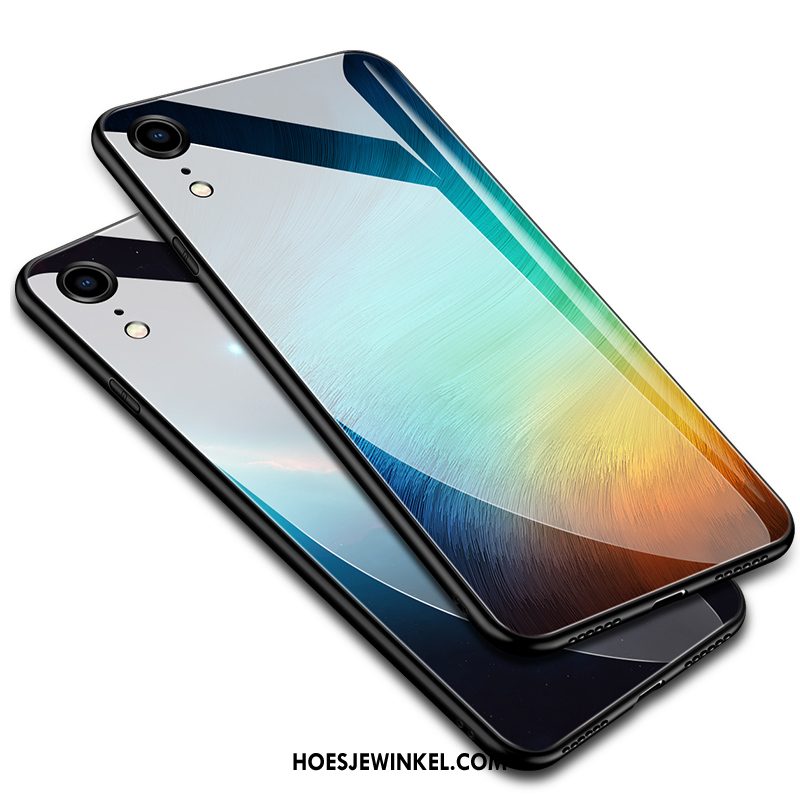 iPhone Xr Hoesje Nieuw Siliconen Hoes, iPhone Xr Hoesje Scheppend Blauw