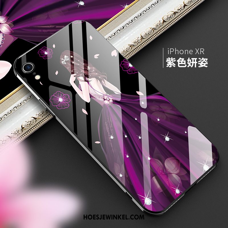 iPhone Xr Hoesje Purper High End All Inclusive, iPhone Xr Hoesje Mobiele Telefoon Mode