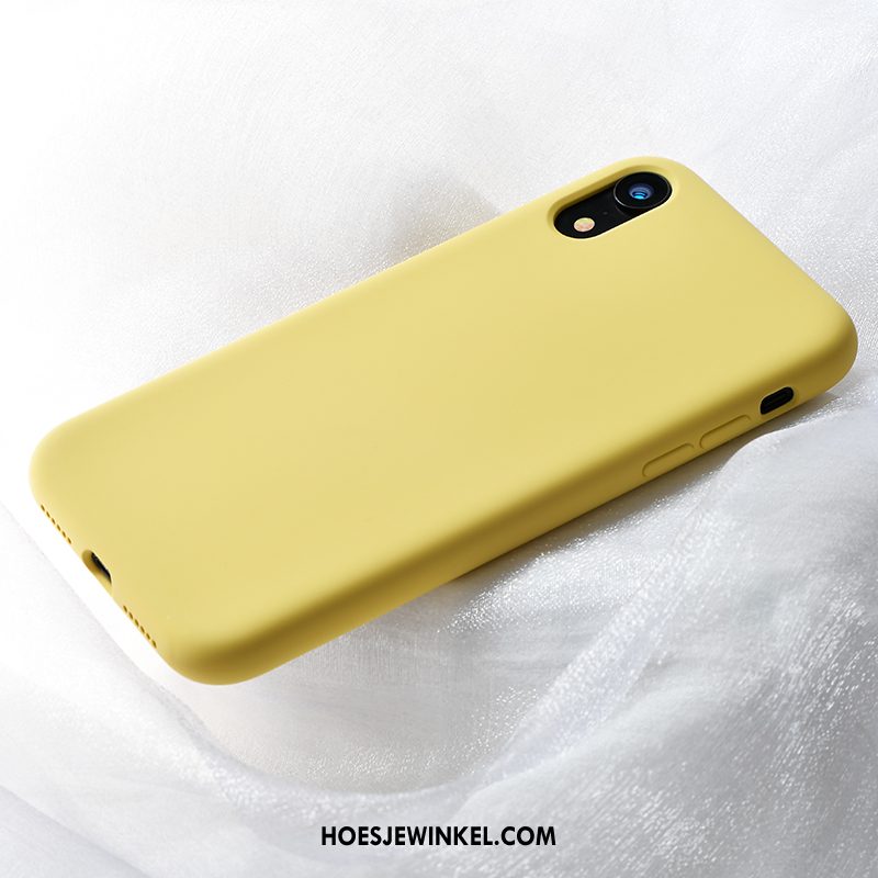 iPhone Xr Hoesje Trendy Merk Geel Hoes, iPhone Xr Hoesje Anti-fall Nieuw