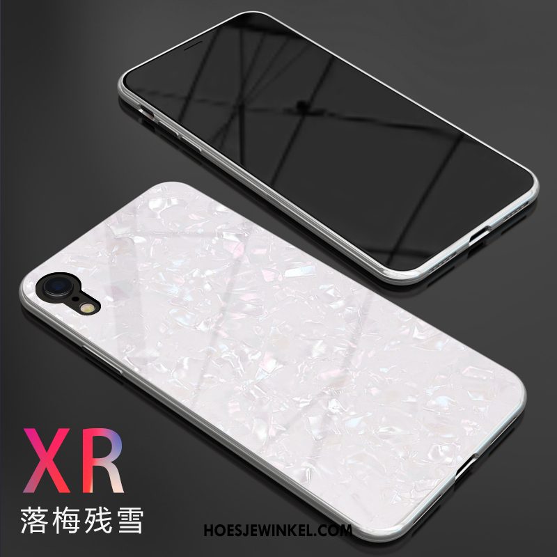 iPhone Xr Hoesje Wit Trendy Merk Scheppend, iPhone Xr Hoesje Hemming Persoonlijk