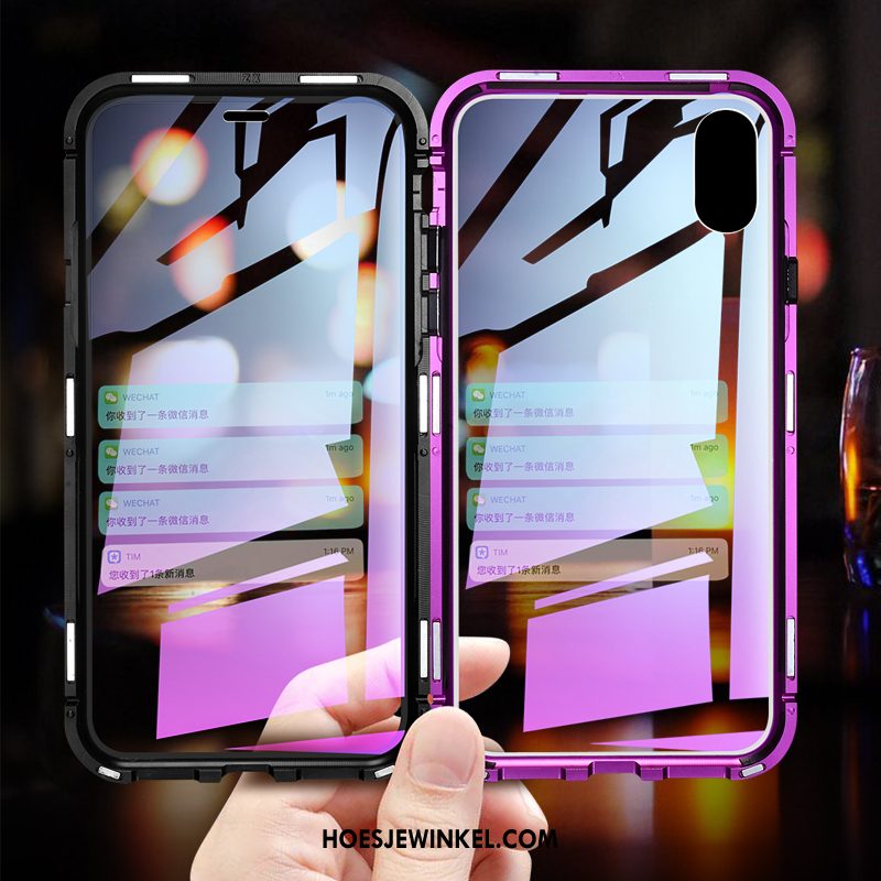 iPhone Xs Max Hoesje Anti-fall Scheppend Omkeerbaar, iPhone Xs Max Hoesje Omlijsting Trend