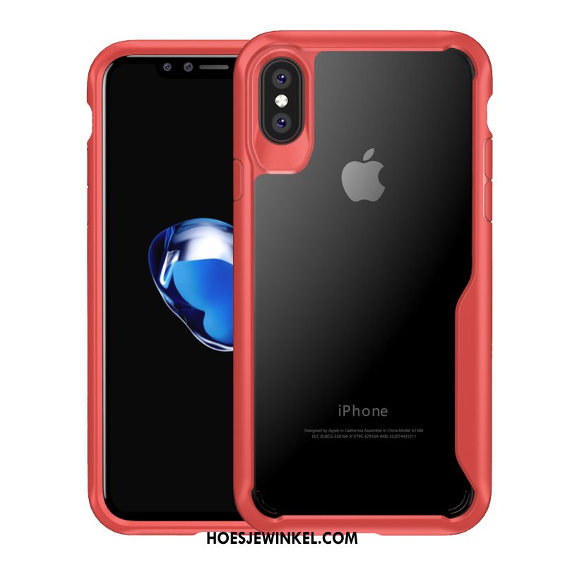 iPhone Xs Max Hoesje Nieuw Rood Persoonlijk, iPhone Xs Max Hoesje Dun Scheppend