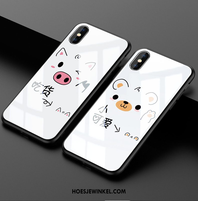 iPhone Xs Max Hoesje Trendy Merk Bescherming Hoes, iPhone Xs Max Hoesje Mooie Dun